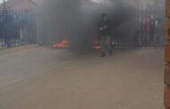 Angry residents of the Tsakane area took to the streets in protest action