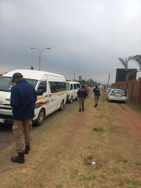 Pre-festive season public transport operation in Alberton