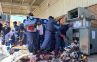 Counterfeit goods destructed in Gauteng Industrial Estate, Clayville