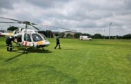 Man airlifted after getting stuck in a mincer