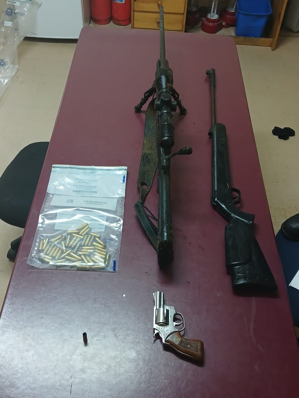 Nababeep wanted suspect nabbed in possession of suspected stolen goods and firearms