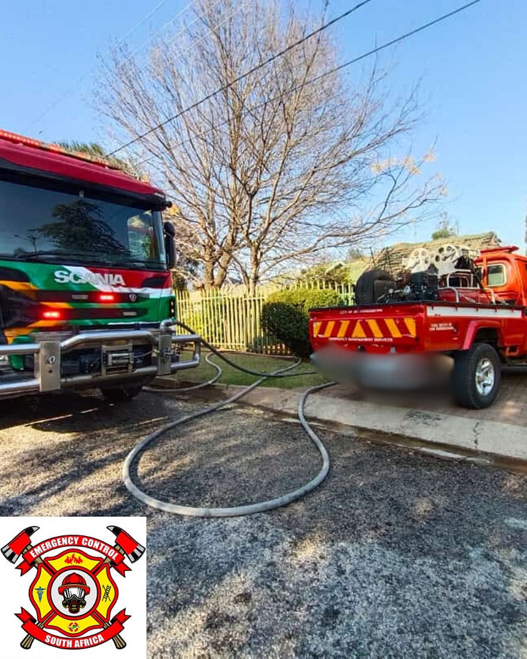 Structural fire on Hinsbeeck Street in Florida Park