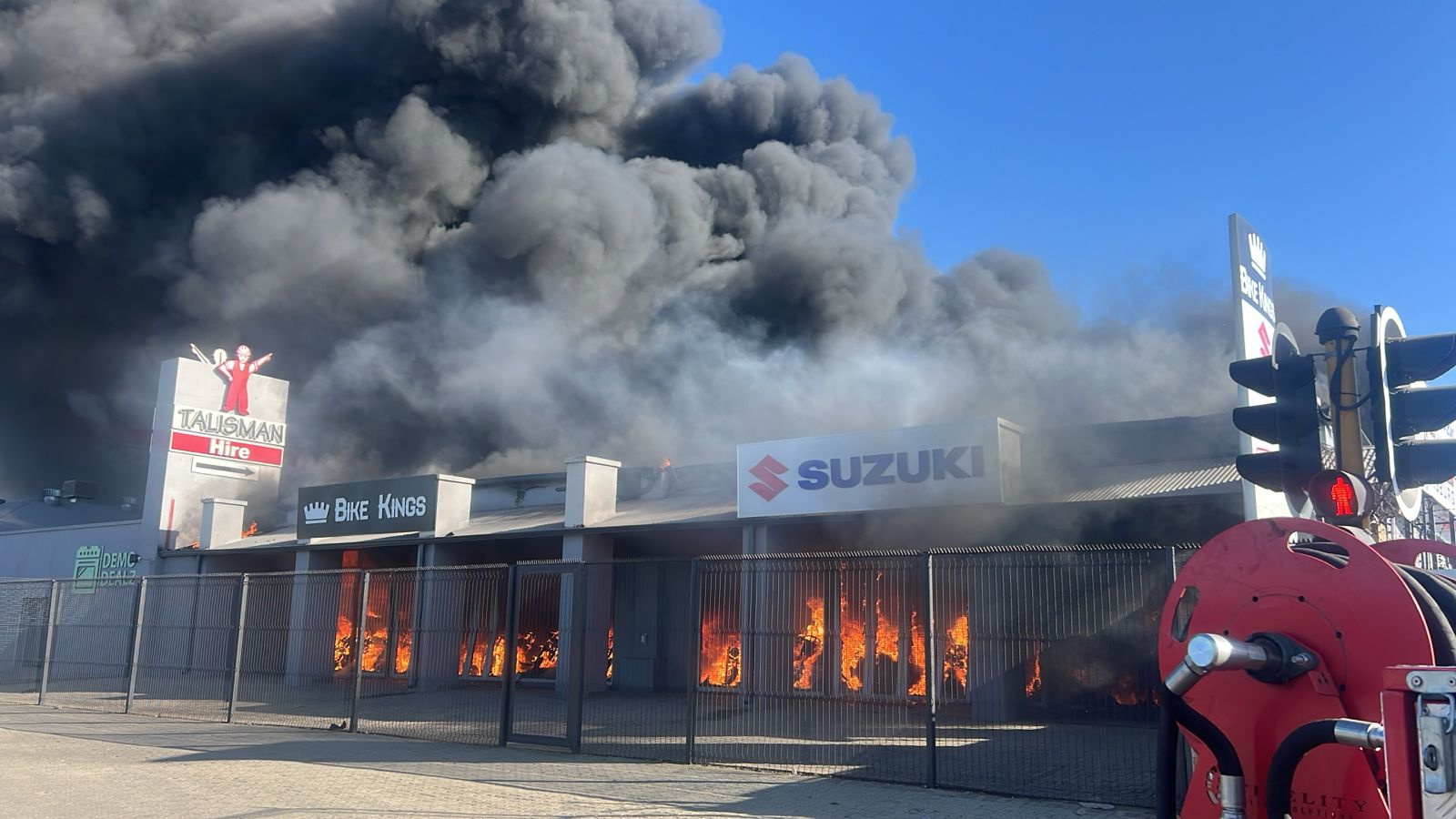 Fire reported at Suzuki Boksburg