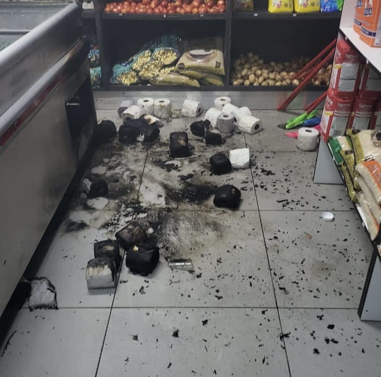 Two businesses were petrol-bombed in Verulam