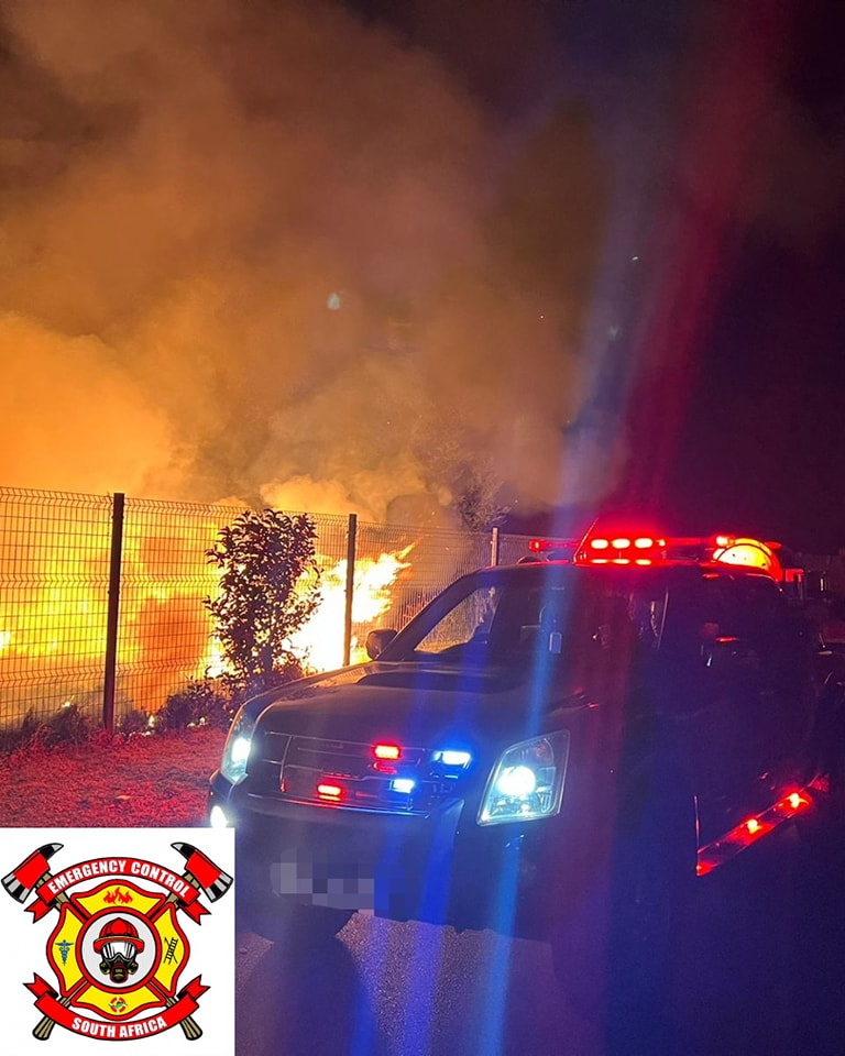 ECSA responded to reports of a veld fire on Africa Drive in Davidsonville