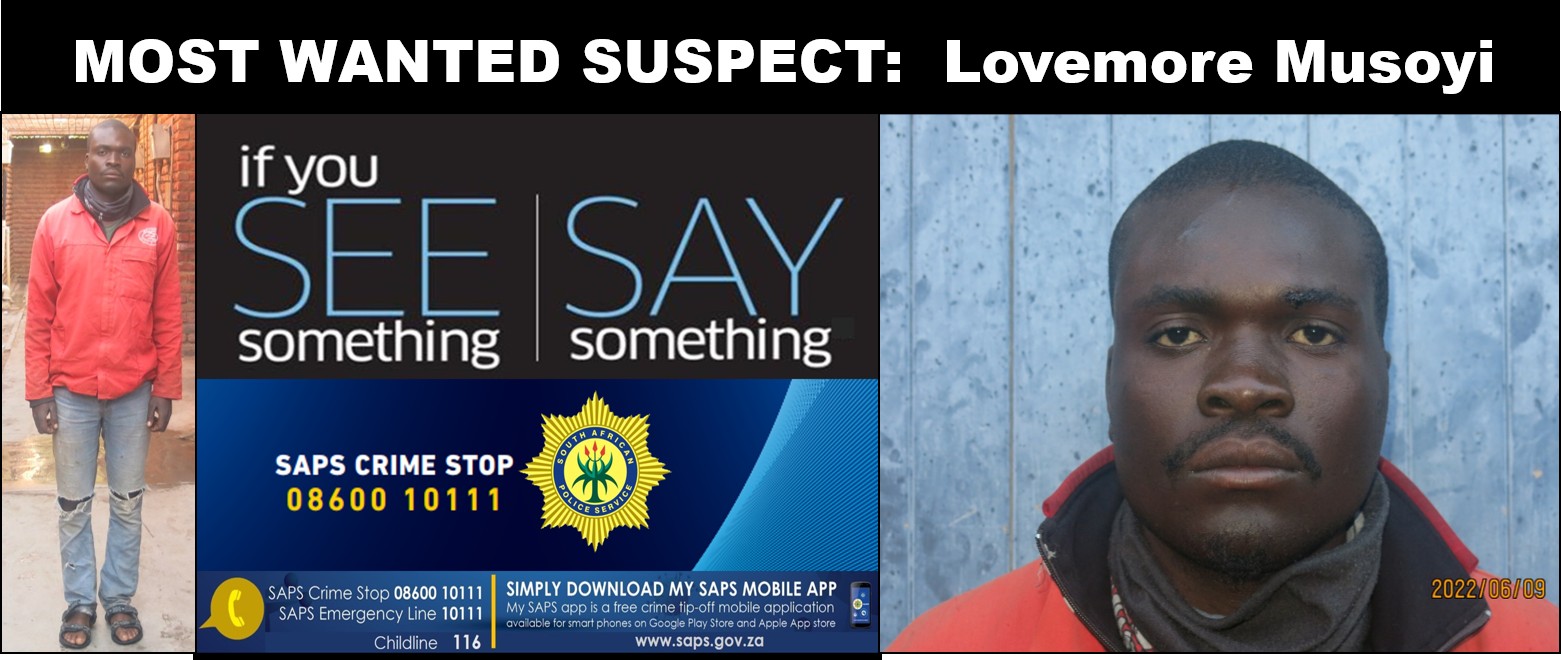 Two wanted suspects sought by SAPS