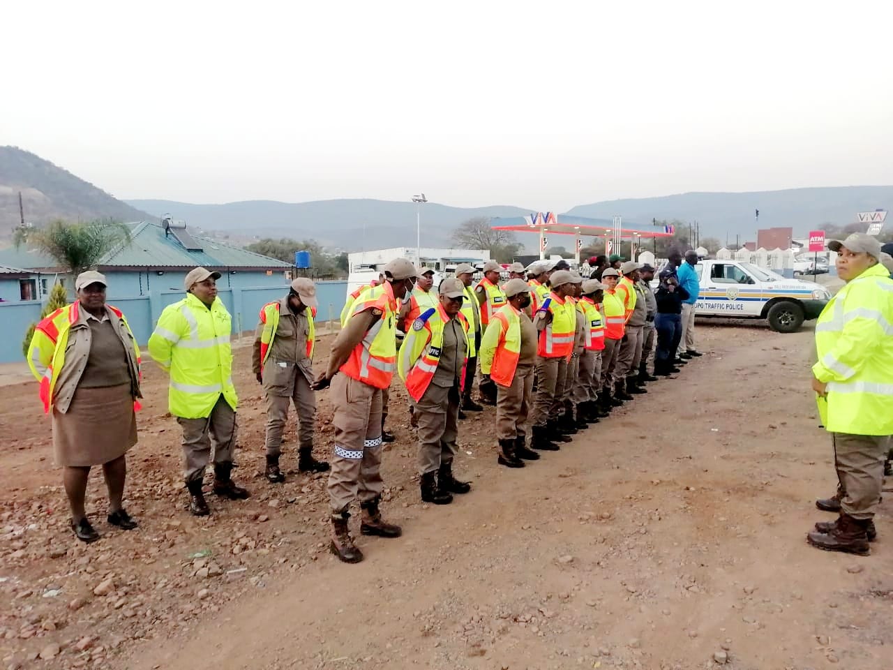 Women led law enforcement operation by traffic officers on the R523 in Vhembe District