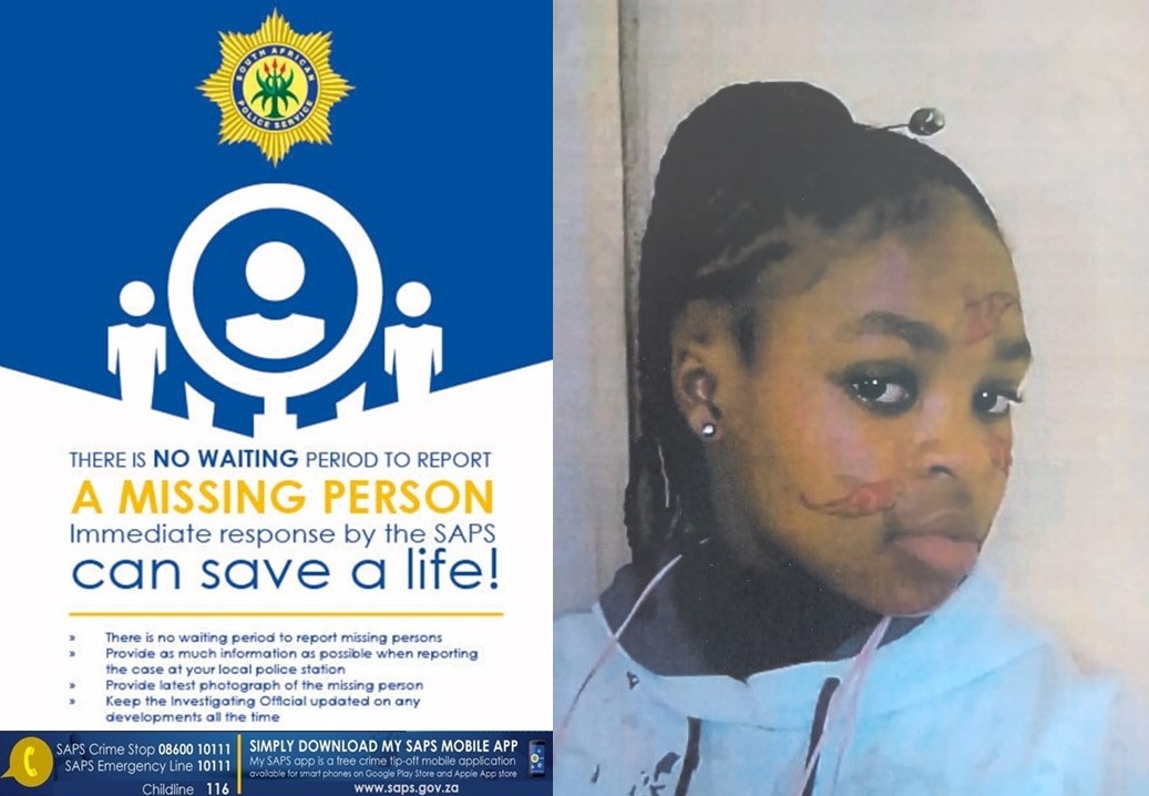 Missing 16-year-old female from Gqeberha sought