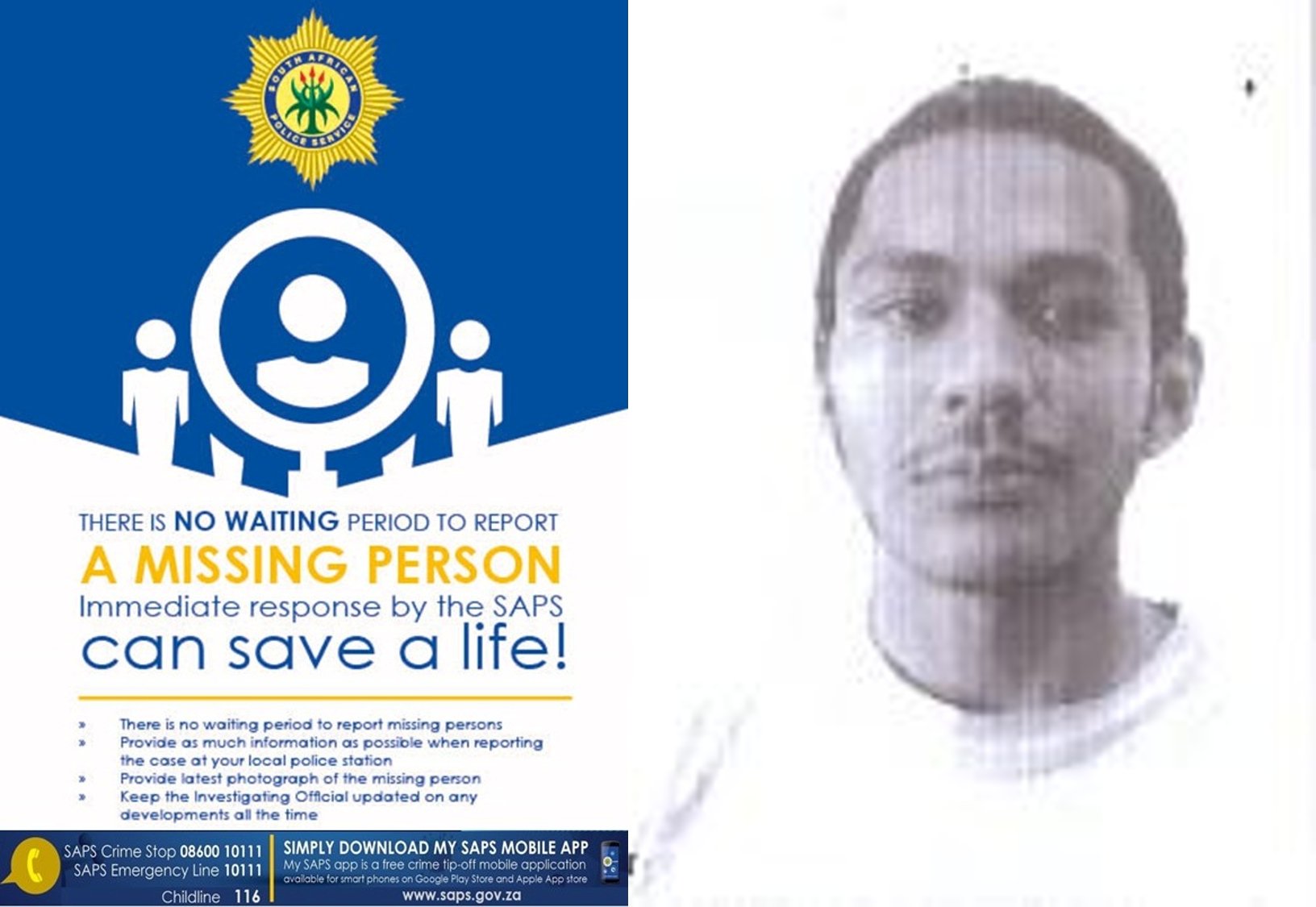 SAPS Garsfontein seeks public assistance in locating a missing person