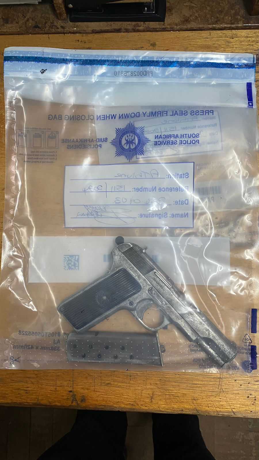 Athlone police detain two suspects on charges of possession of a prohibited firearm and ammunition and reckless driving