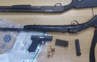 Two male suspects arrested for possession of unlicenced firearms