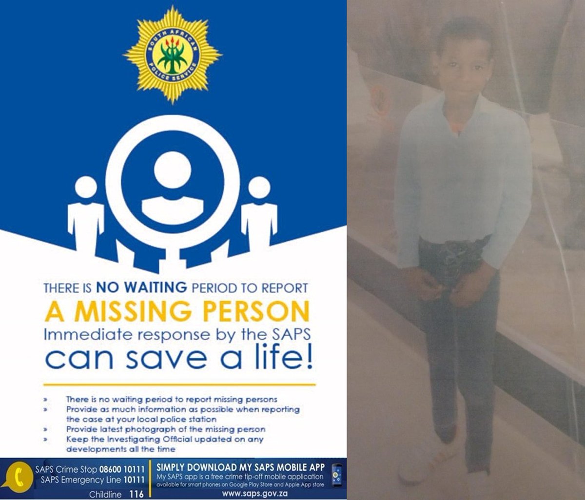 Help unite Siphesihle Mabaso (13) and Maphamu Mfana Shungube (68) with their families