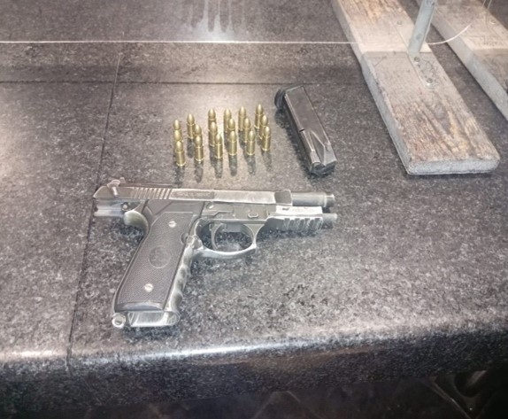 Firearm and ammunition seized during Operation Vala Umgodi