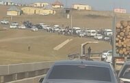 Protest action on the R61 road at or near Baziya between Mthatha and Ngcobo