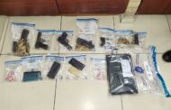 Nine suspect arrested for extortion, murder and armed robbery cases