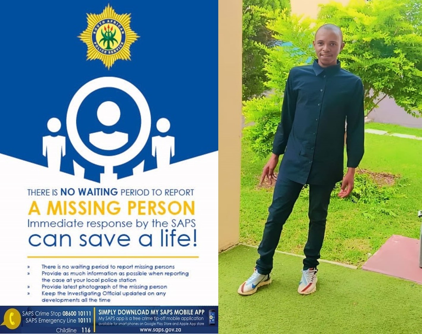 Police in Rustenburg request community assistance in searching for missing man