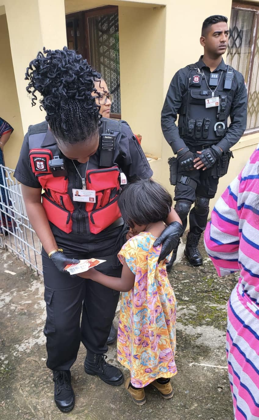 A five-year-old used in a robbery tactic in Trenance Park