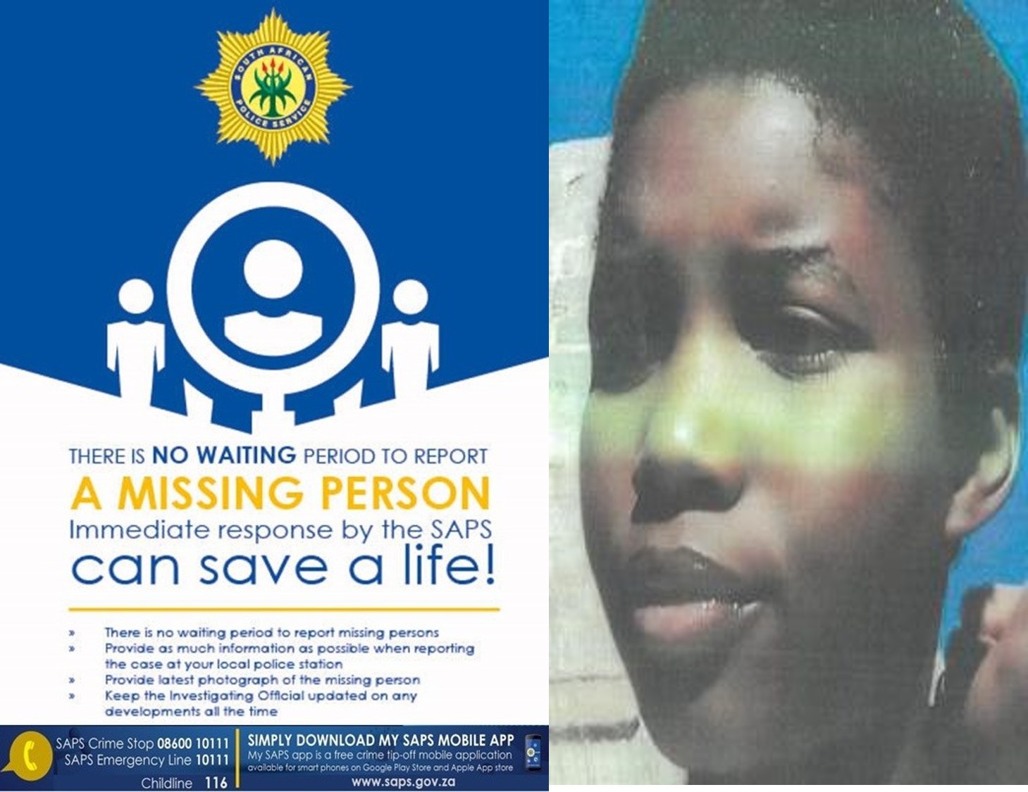 Three missing teenagers sought by SAPS