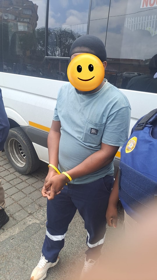 A male was arrested for possession of a fraudulent driving license in Johannesburg