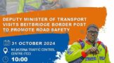 Wrapping up October Transport Month with a focus on road safety