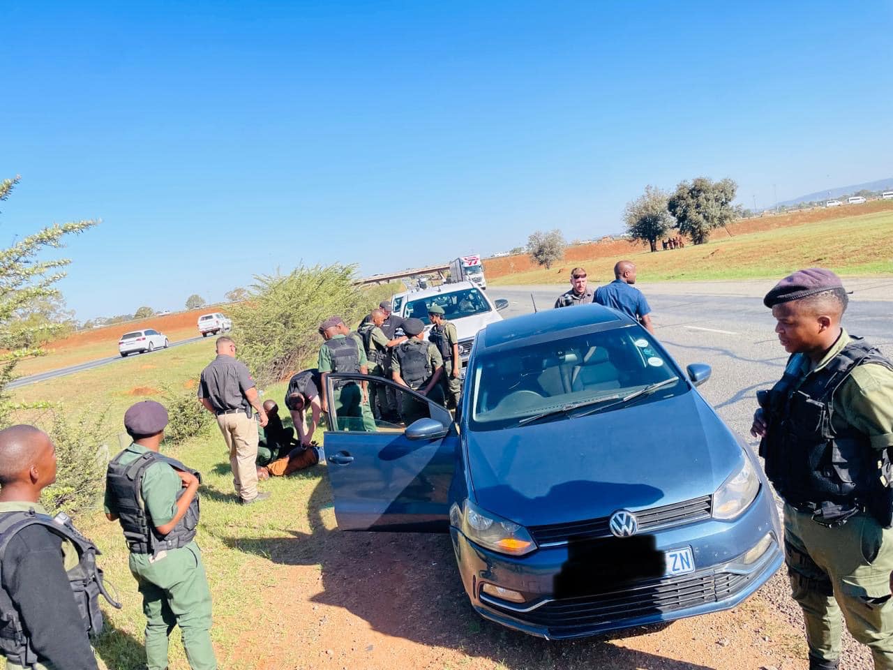 Gauteng Traffic Police and Wardens recovered a stolen vehicle on the R103