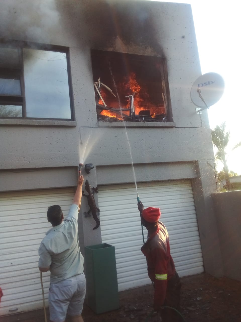 Fidelity SecureFire responded to a house fire in Edenvale