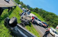 Edwin Swales Drive on the M7 closed due to a two-vehicle collision