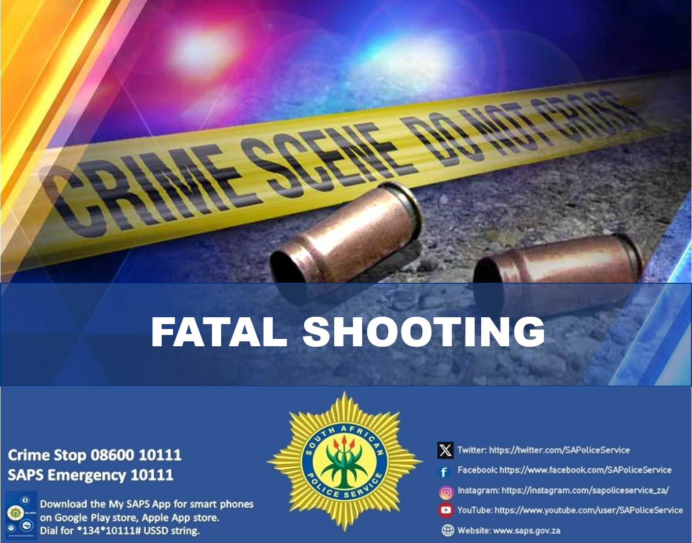 Suspects sought following a shooting incident in Gqeberha