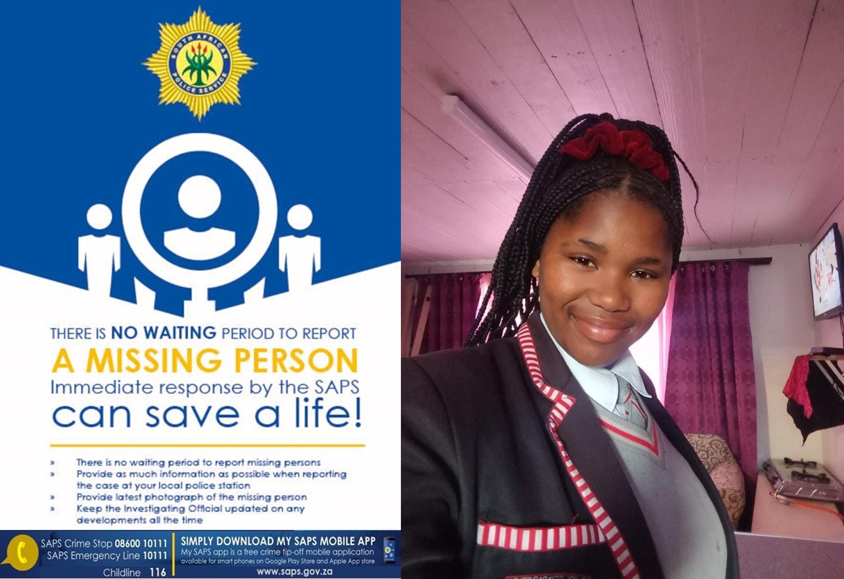 Missing teen sought in Gqeberha