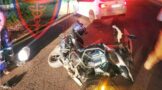 Two motorcycles were involved in a collision in Pretoria