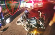 Two motorcycles were involved in a collision in Pretoria