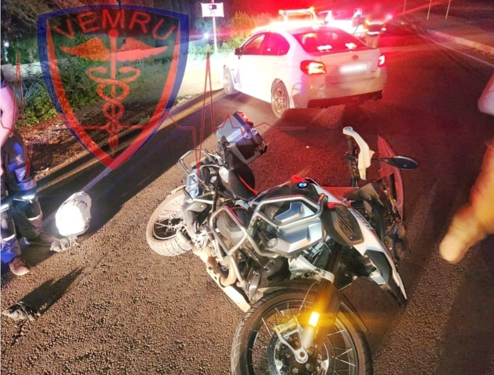 Two motorcycles were involved in a collision in Pretoria