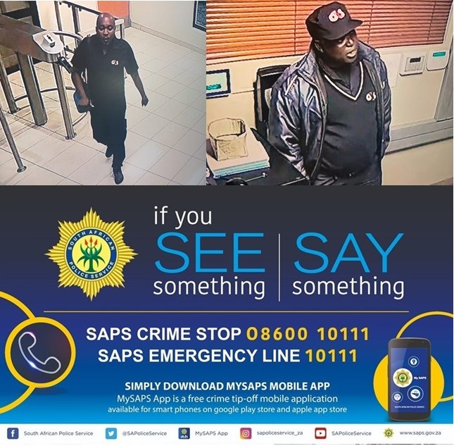 Gauteng police seek men to assist with information regarding a business robbery case