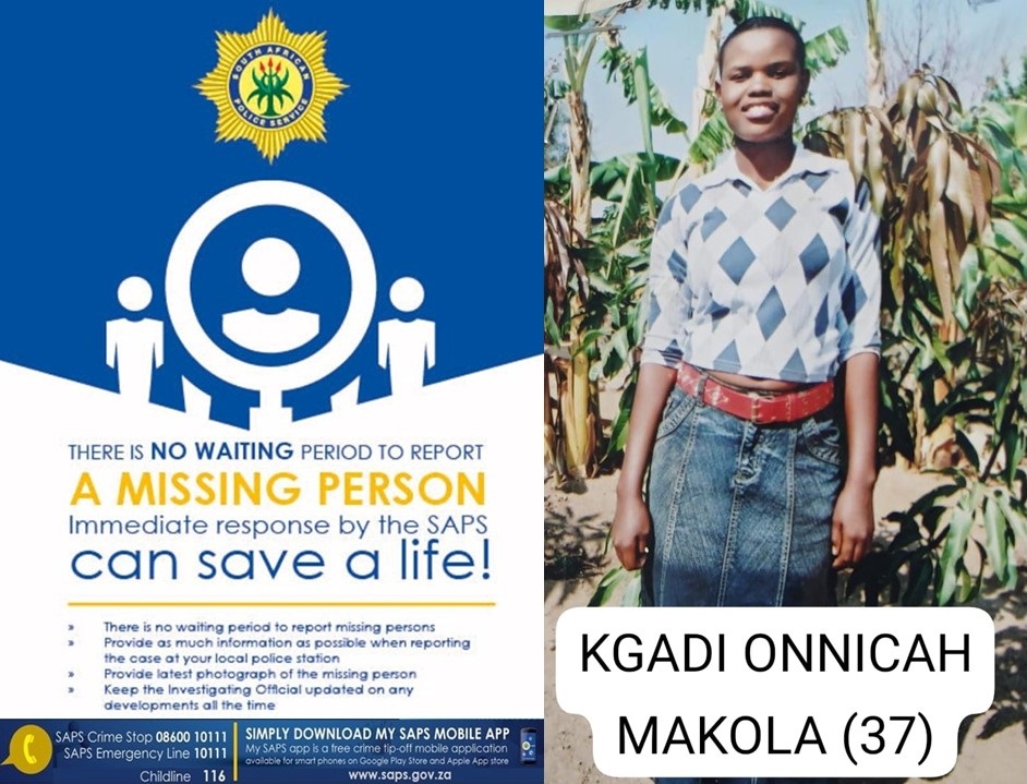 Help unite Kgadi Oniccah Makola (37) with her family