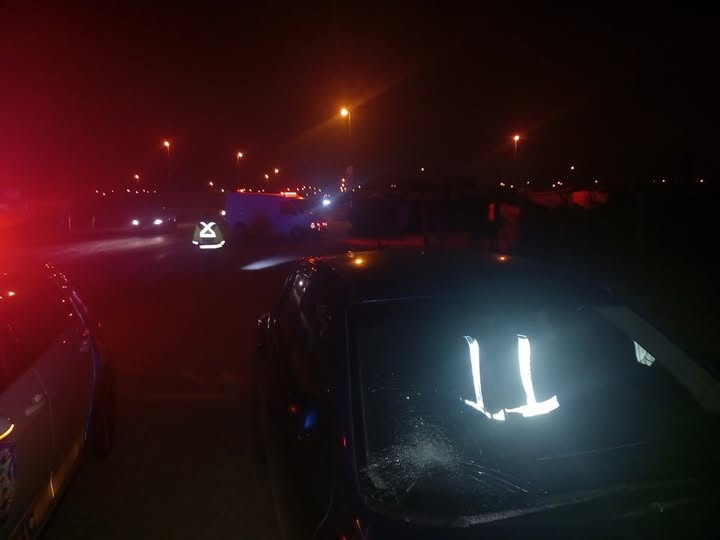 Pedestrian collision on the main road in DRC Swakopmund