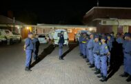 Northern Cape police paints the streets blue during Operation Shanela