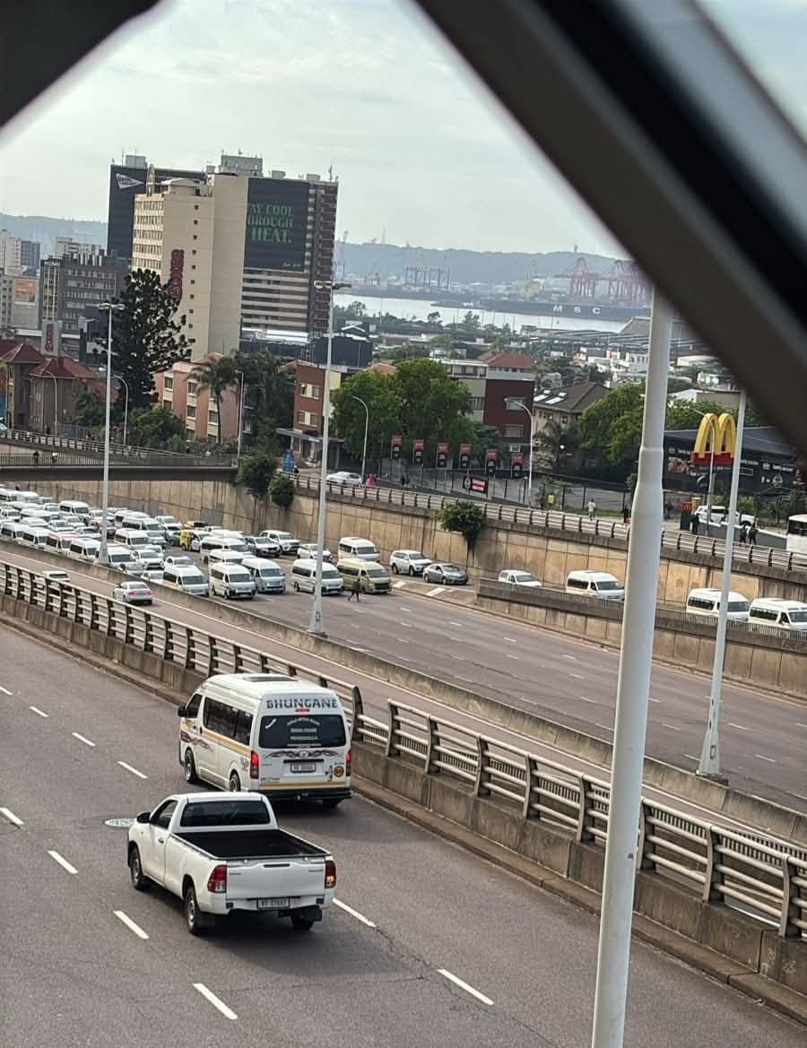 Long-distance taxi strike in Durban CBD