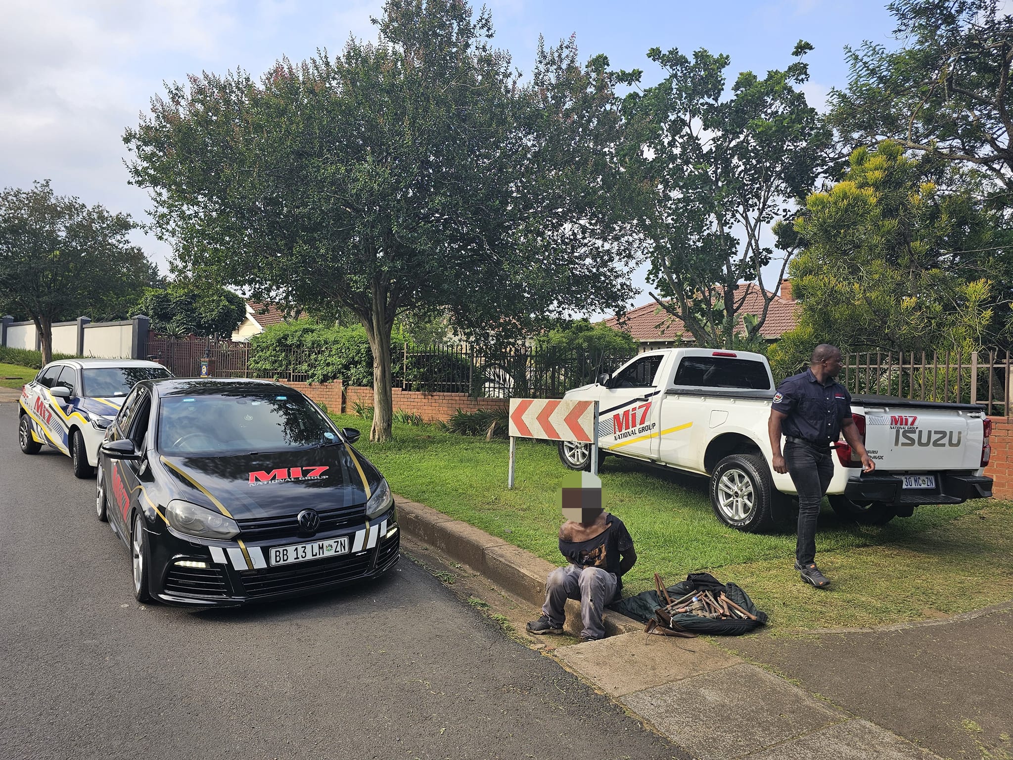 Mi7 Teams apprehend copper thief in Scottsville