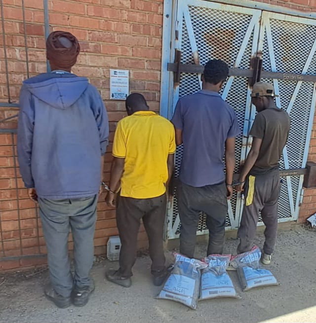 Suspects arrested for illegal mining activities by Operation Vala Umgodi Team in the Free State