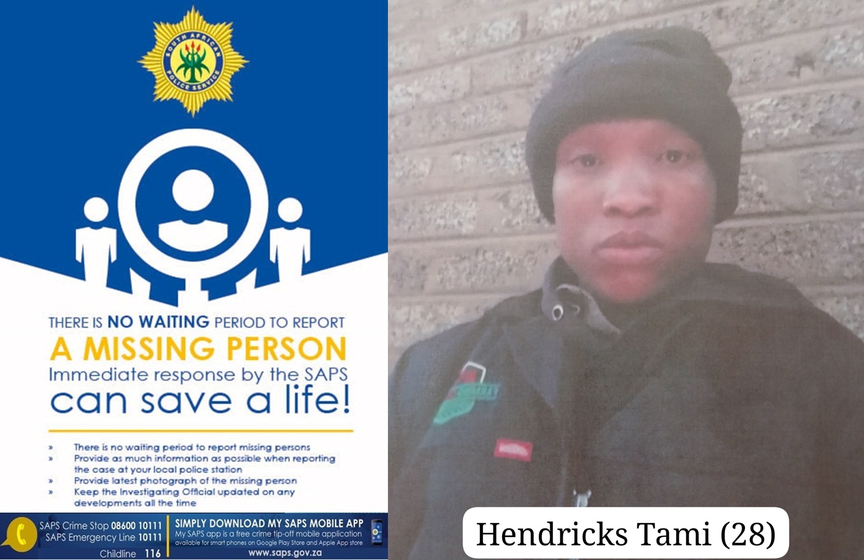 Help Bethal Police reunite Hendricks Tami with his family