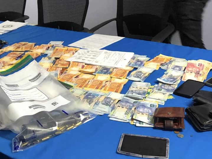 Six suspected extortionists have been caught red-handed in Umgababa in KZN