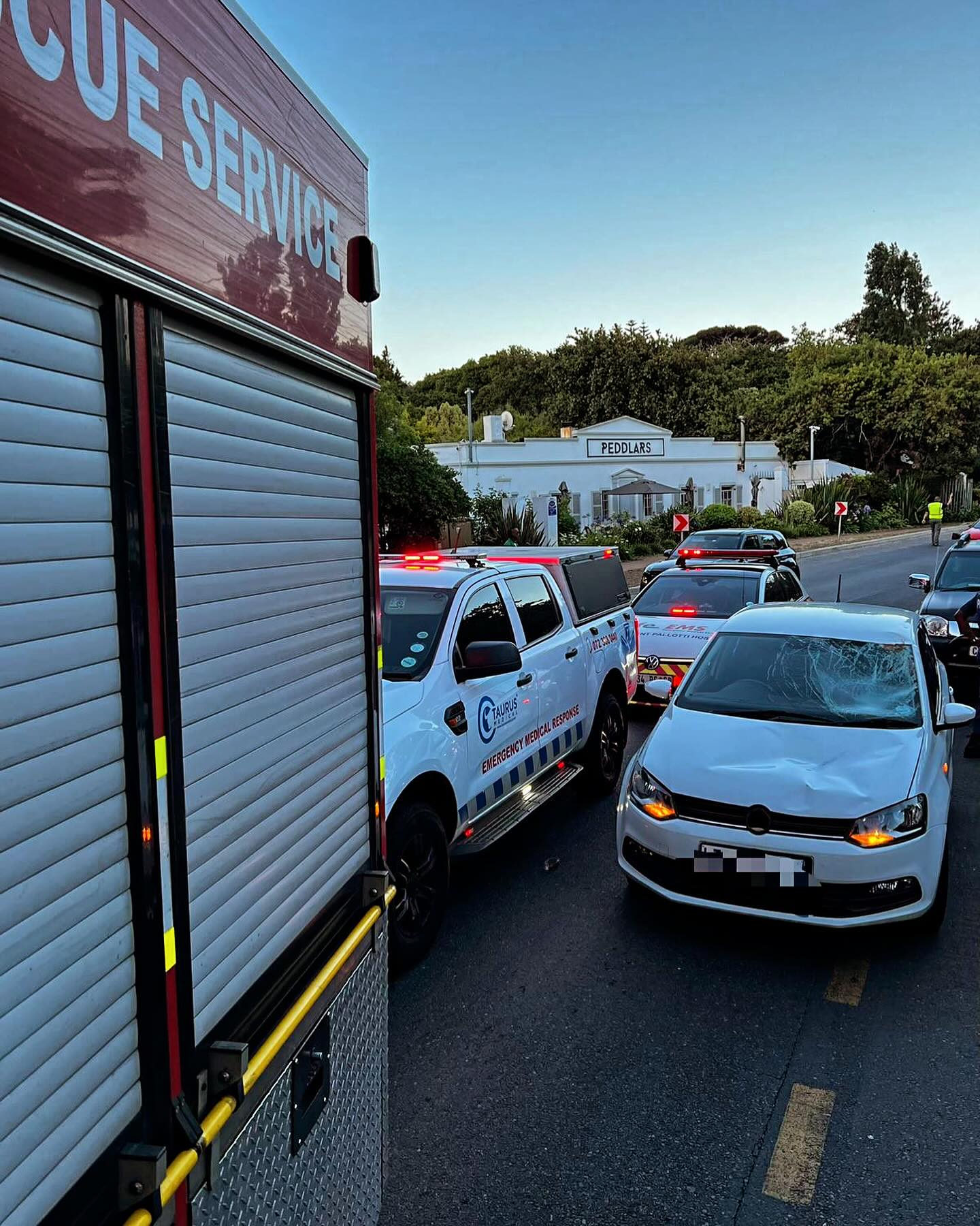 Pedestrian knocked down in Constantia