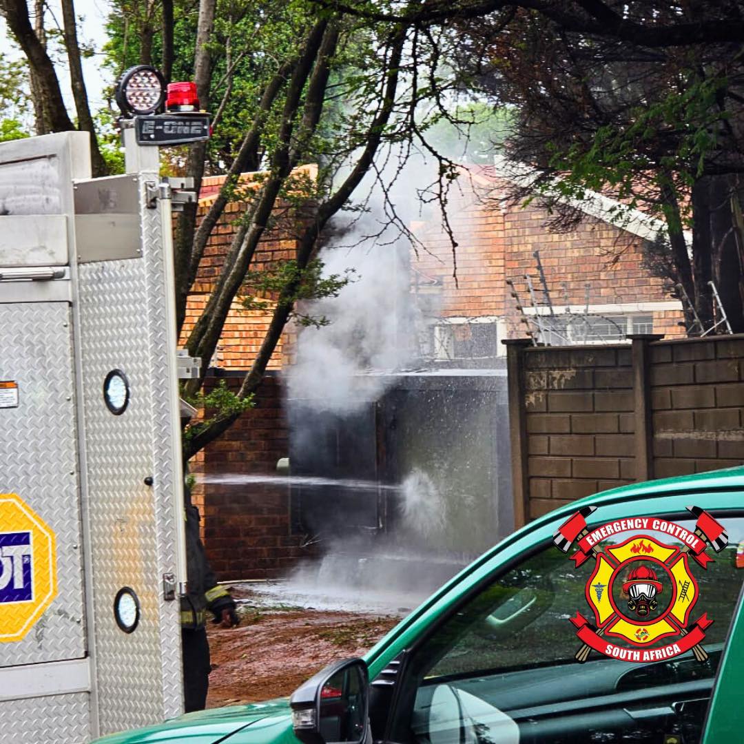 Mini-Substation Fire on Krugerrand Road & Tiekie Avenue, Wilgeheuwel