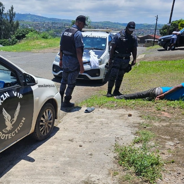 Theft suspect apprehended by KZNVIP Reaction Officers in the Rydalvale area