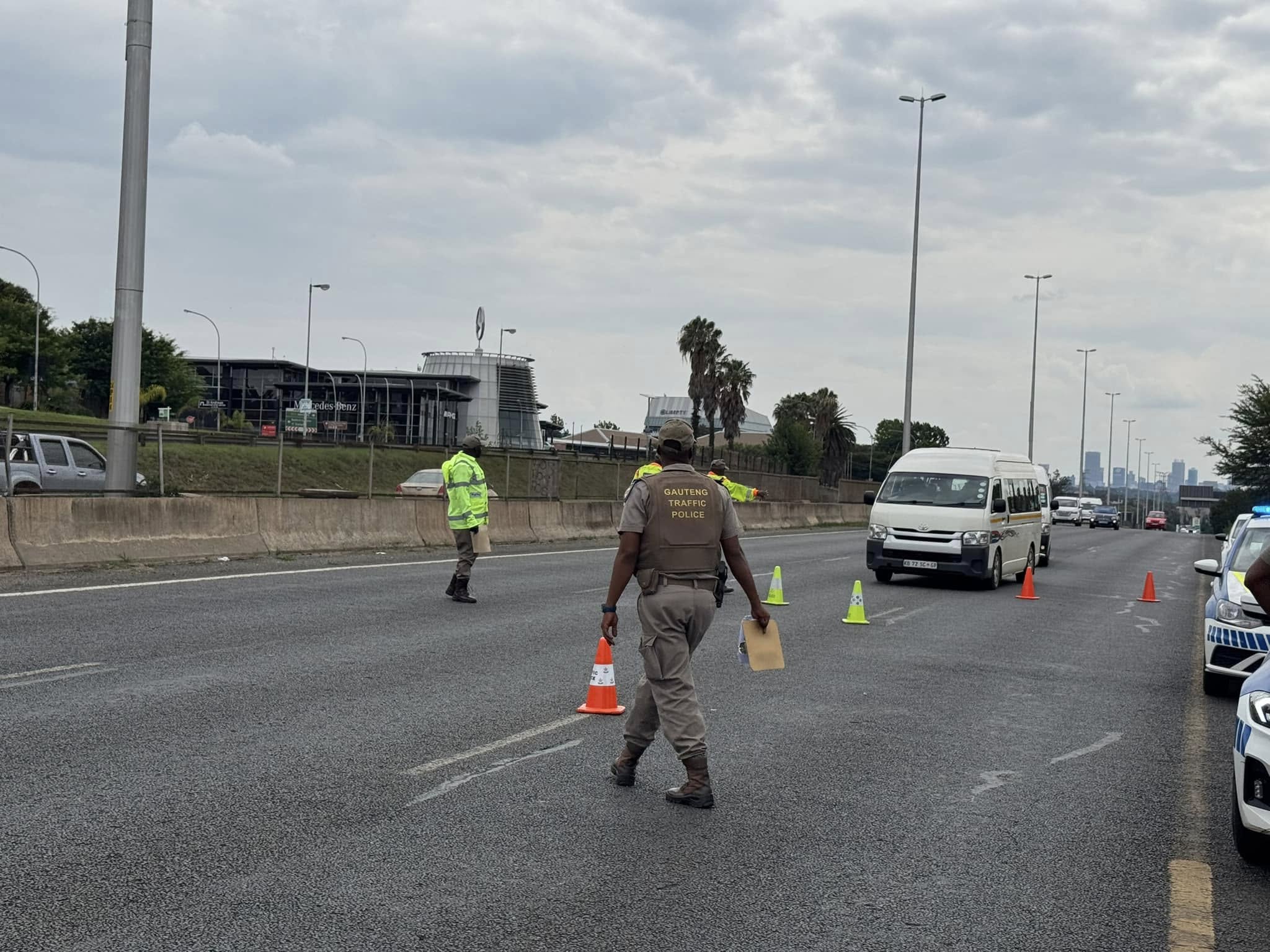 Several roadblocks in Gauteng focused on vehicle fitness and driver behaviour