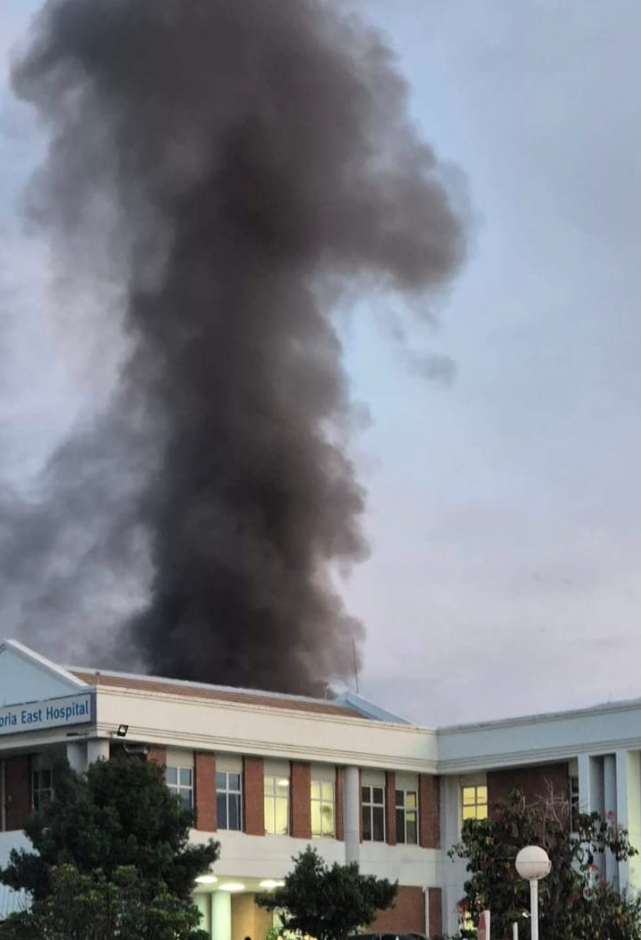 A fire has broken out at Pretoria East Hospital