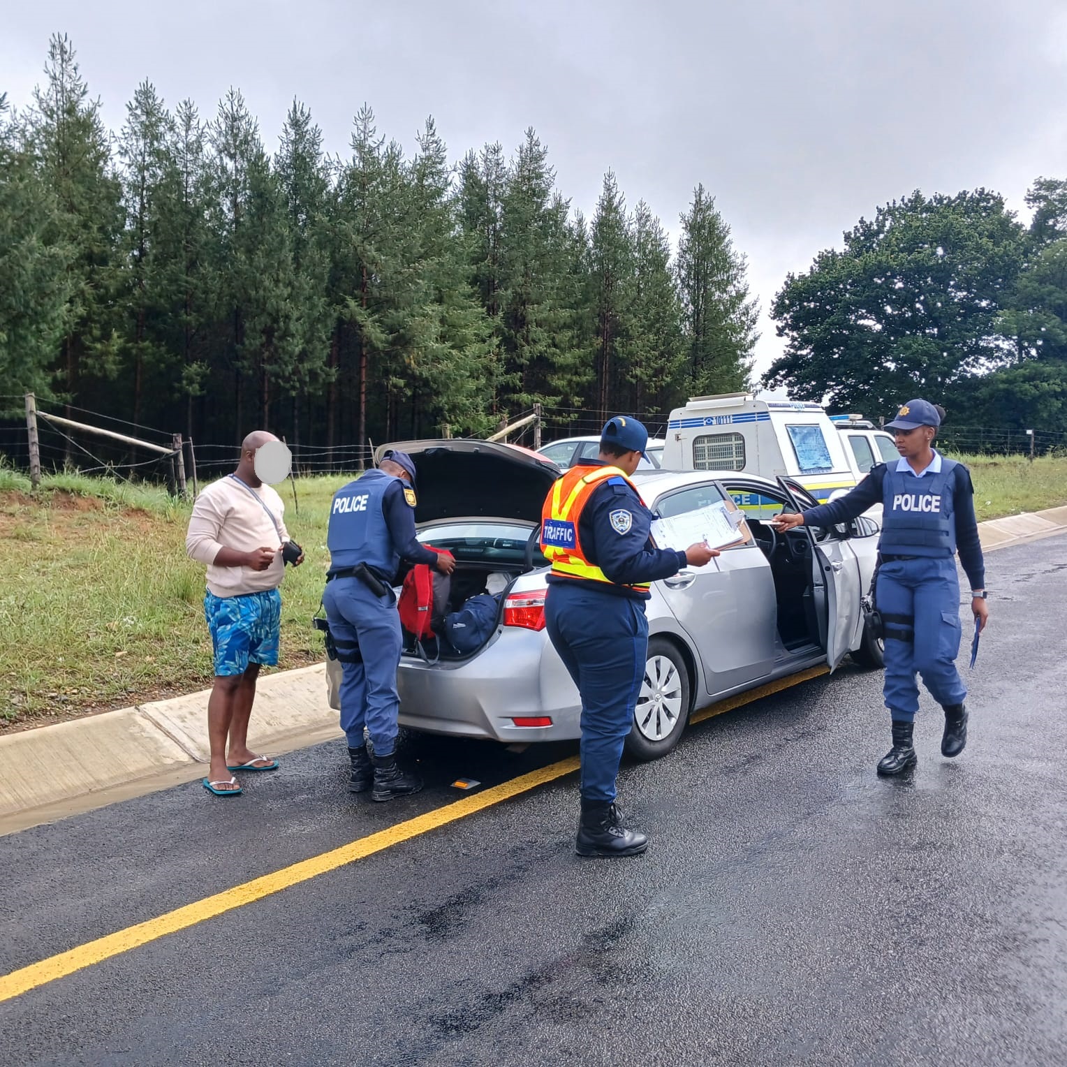 Police stamp authority of the state on Christmas Day in Joe Gqabi District