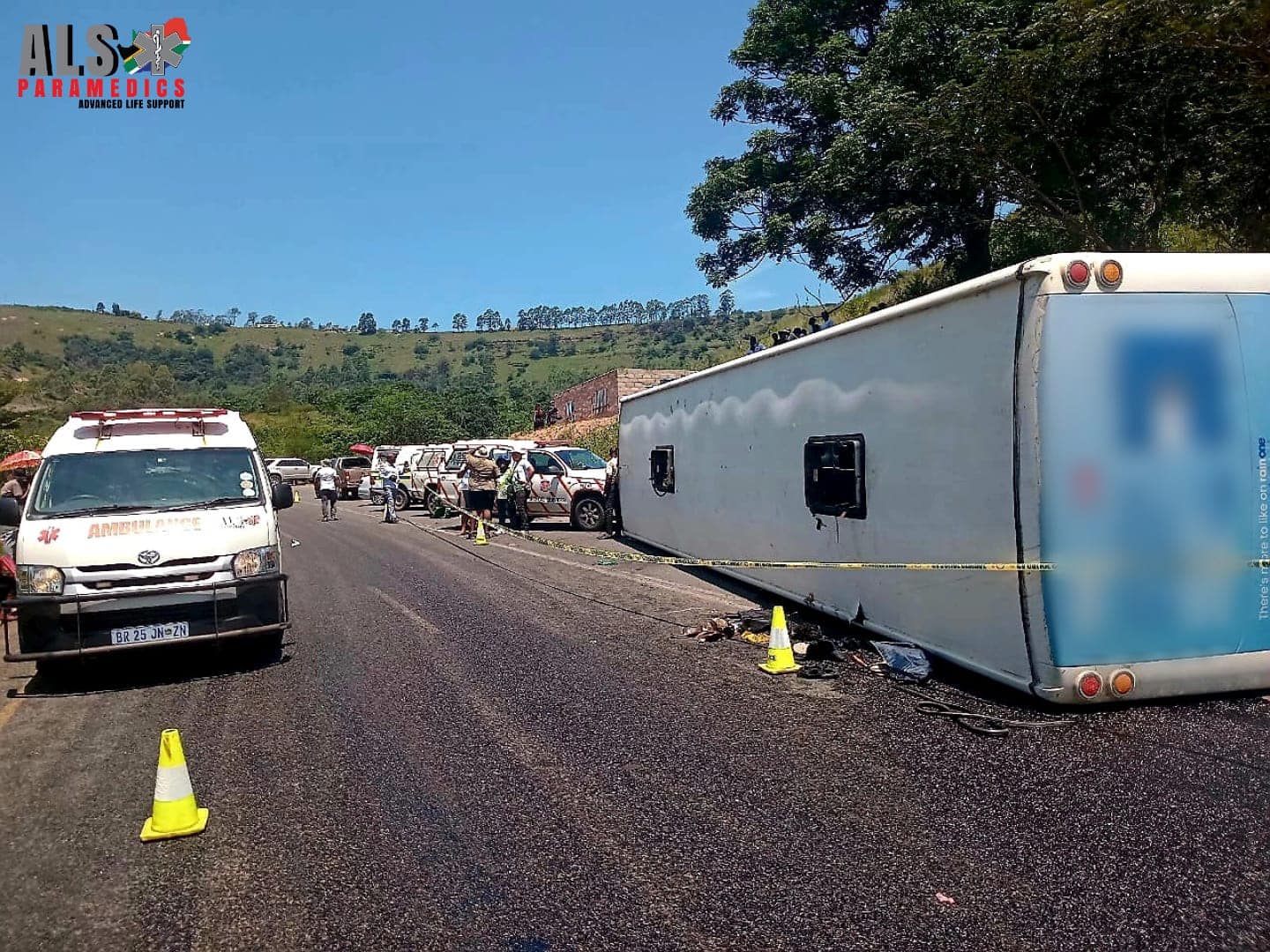 One Killed,Multiple others injured in a horrific bus accident in Ndwedwe