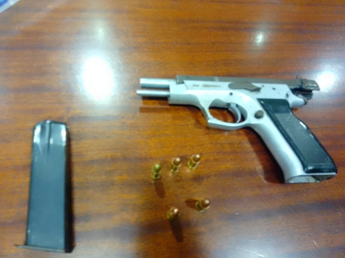 Police detain suspect for murder and illegal possession of firearm