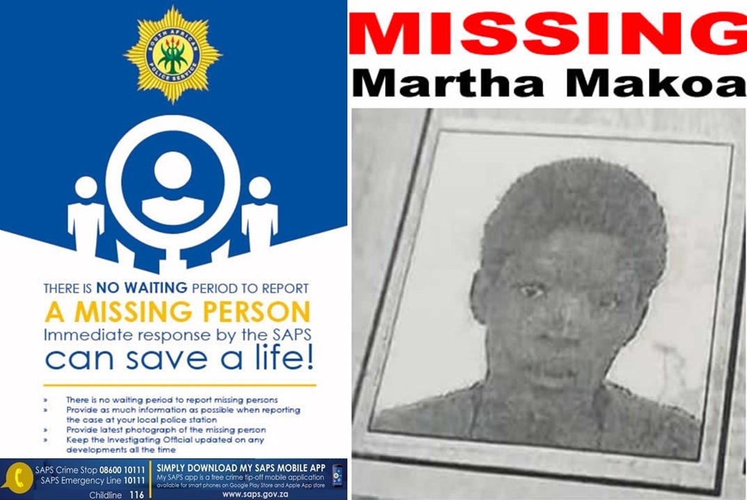 Help reunite missing 53-year-old Martha Makoa with family